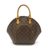 Pre-owned Canvas handbags Louis Vuitton Vintage , Brown , Dames