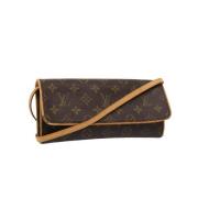 Pre-owned Canvas louis-vuitton-bags Louis Vuitton Vintage , Brown , Da...