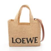 Pre-owned Raffia handbags Loewe Pre-owned , Beige , Dames