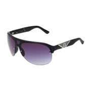 Zwarte hars zonnebril met grijs glas Guess , Black , Dames