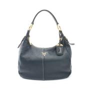 Pre-owned Leather prada-bags Prada Vintage , Blue , Dames