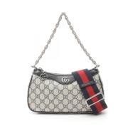 Pre-owned Leather handbags Gucci Vintage , Multicolor , Dames