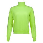 Lime Themys Cashmere Sweater Absolut Cashmere , Green , Dames