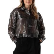 Paillet Trucker Jacket Copenhagen Muse , Gray , Dames