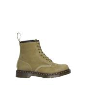 1460 Tumbled Nubuck Suède Laarzen Dr. Martens , Green , Heren