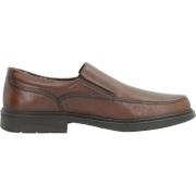 Casual Leren Loafers voor Mannen Fluchos , Brown , Heren