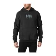 Grafische Fleece Sweater voor Buitensporten Helly Hansen , Black , Her...