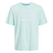 Bedrukt T-shirt Jack & Jones , Blue , Heren