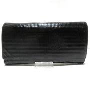 Pre-owned Leather wallets Cartier Vintage , Black , Dames