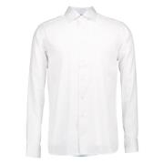 Handtekening Twill Overhemd Wit Eton , White , Heren