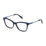 Blauw Plastic Dameshorloge Frame Police , Blue , Dames