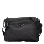 Pre-owned Canvas prada-bags Prada Vintage , Black , Dames