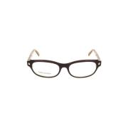 Bruine plastic monturen voor vrouwen Dsquared2 , Brown , Dames