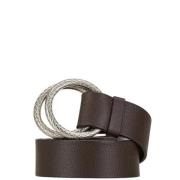 Pre-owned Leather belts Bottega Veneta Vintage , Brown , Dames