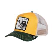 Gele Cash Cow Trucker Pet Goorin Bros , Yellow , Heren