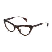 Bruine plastic frames met wijzerplaat Police , Brown , Dames