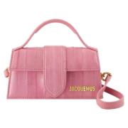 Leather handbags Jacquemus , Pink , Dames