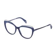 Blauwe Plastic Frames met Armband Police , Blue , Dames