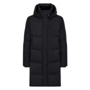 Donkergrijze Aron Parma Parka Duno , Black , Heren