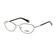 Roségouden metalen frames met UV-filter Guess , Pink , Unisex