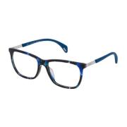 Blauwe metalen frames met wijzerplaat Police , Blue , Dames