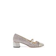 Glitter Mary Jane Style Pumps Jimmy Choo , Gray , Dames