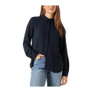 Elegante Navy Blouse voor Vrouwen Modström , Blue , Dames