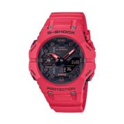 Rood Hars Horloge met Quartz Mechanisme Casio , Red , Heren