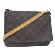 Pre-owned Canvas louis-vuitton-bags Louis Vuitton Vintage , Brown , Da...