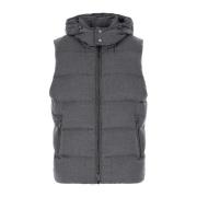 Stijlvolle gewatteerde jas voor de winter Moorer , Gray , Dames