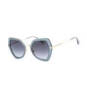 Blauwe Metalen Zonnebril Marc Jacobs , Blue , Dames