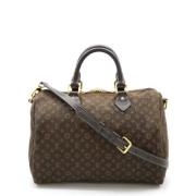 Pre-owned Canvas handbags Louis Vuitton Vintage , Brown , Dames