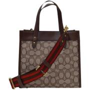 Canvas handbags Coach , Brown , Dames