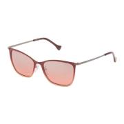 Oranje Metalen Zonnebril UV-Filter 2 Police , Orange , Dames