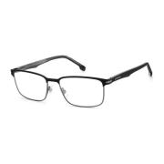 Zwarte metalen frames met zwarte wijzerplaat Carrera , Black , Heren