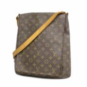 Pre-owned Fabric louis-vuitton-bags Louis Vuitton Vintage , Brown , Da...