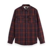 Stijlvolle Herenshirt Scotch & Soda , Red , Heren