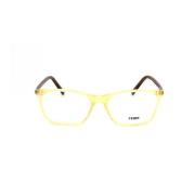 Gele plastic dameshorloge frames Fendi , Yellow , Dames