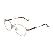 Gouden Metalen Optische Frames met Blauw Filter Hackett , Gray , Heren