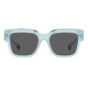 Blauwe Hars Zonnebril UV Bescherming Polaroid , Blue , Unisex