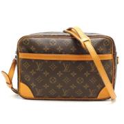 Pre-owned Canvas louis-vuitton-bags Louis Vuitton Vintage , Brown , Da...