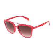 Oranje Metalen UV-filter Zonnebril Vrouwen Police , Red , Dames