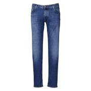 Orvieto Blauwe Jeans Hand Picked , Blue , Heren