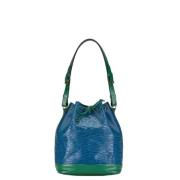 Pre-owned Leather shoulder-bags Louis Vuitton Vintage , Blue , Dames