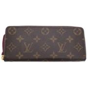 Pre-owned Canvas wallets Louis Vuitton Vintage , Brown , Dames