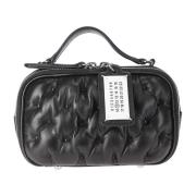 Gewatteerde Mini Heuptas met Handvat Maison Margiela , Black , Dames