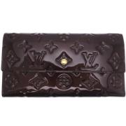 Pre-owned Canvas wallets Louis Vuitton Vintage , Purple , Dames