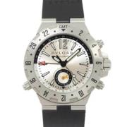 Pre-owned Glass watches Bvlgari Vintage , Gray , Heren