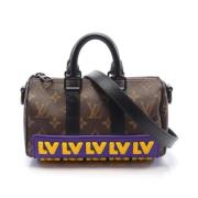 Pre-owned Canvas totes Louis Vuitton Vintage , Brown , Dames