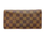 Pre-owned Canvas wallets Louis Vuitton Vintage , Brown , Dames